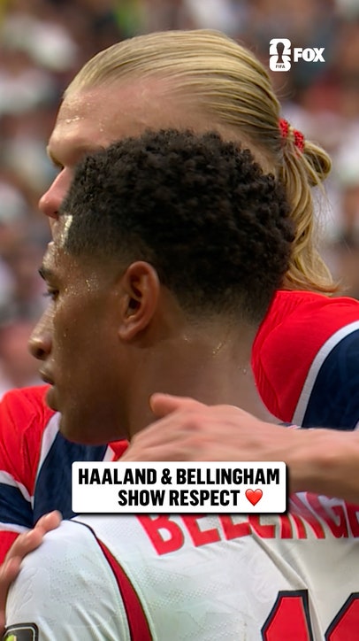 Even down a goal in extra time, Haaland shows love to his former club teammate Bellingham