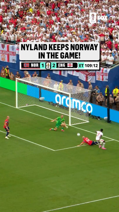 Two BIG saves from Nyland to give Norway hope