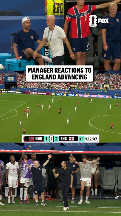 Respect from both sides after the final whistle between England and Norway