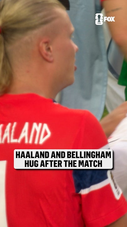 All love between former BVB teammates Erling Haaland and Jude Bellingham