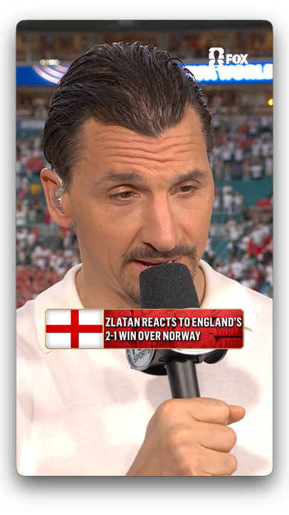 @Zlatan gives his thoughts on England's win vs Norway