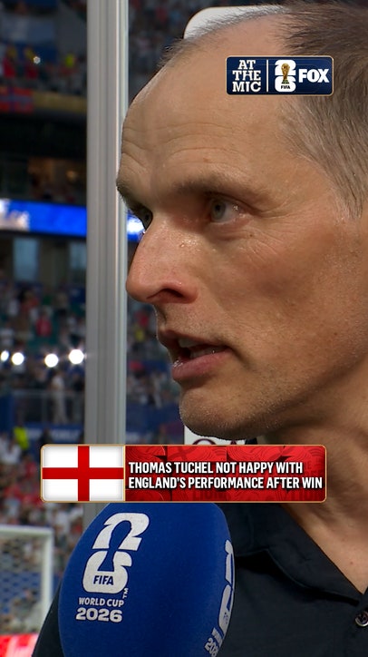 England's manager wasn't satisfied with his team's performance despite the win