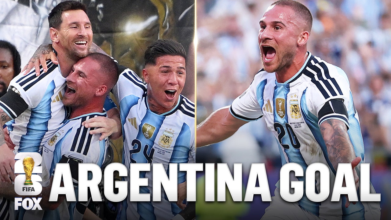 Argentina’s Alexis Mac Allister scores header from corner kick to take lead vs Switzerland | 2026 FIFA World Cup™