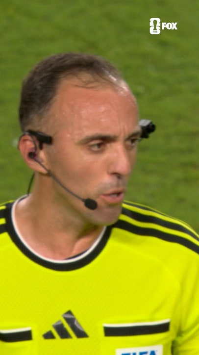 After a VAR review, Embolo is sent off with his second yellow for simulation