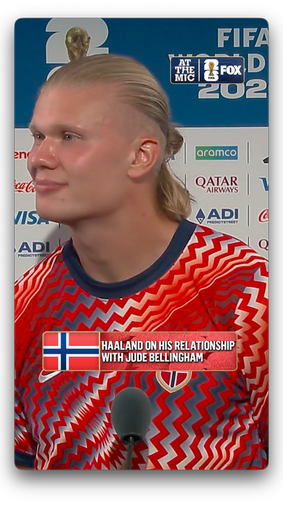 Nothing but high praises from Haaland for Jude