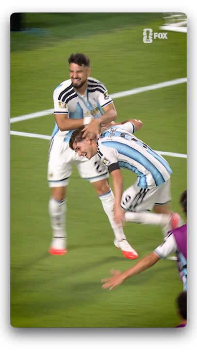 A finish worthy of a game winner 🇦🇷