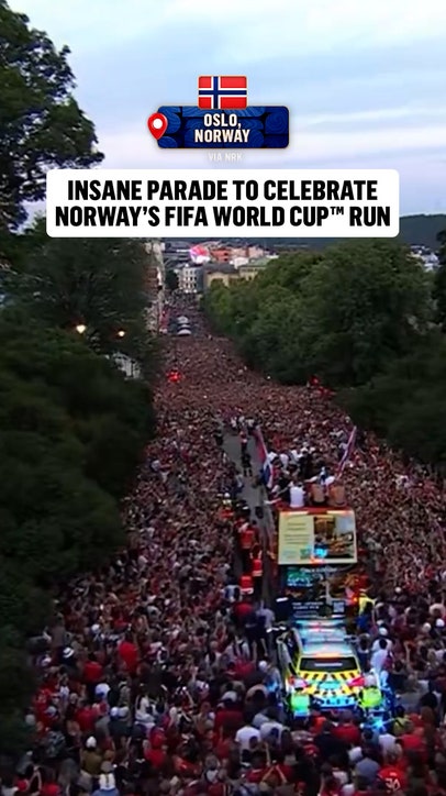 Norway's historic FIFA World Cup run was celebrated with a massive parade in Oslo 🇳🇴