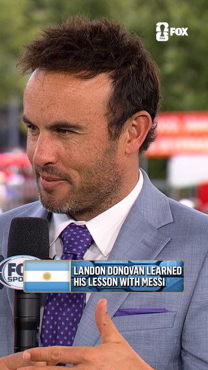 Lesson learned for Landon Donovan: don't second guess Messi.