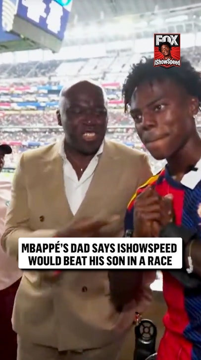 Mbappé's dad with a surpising take on who would win in a race between his son and @ishowspeedsui 👀
