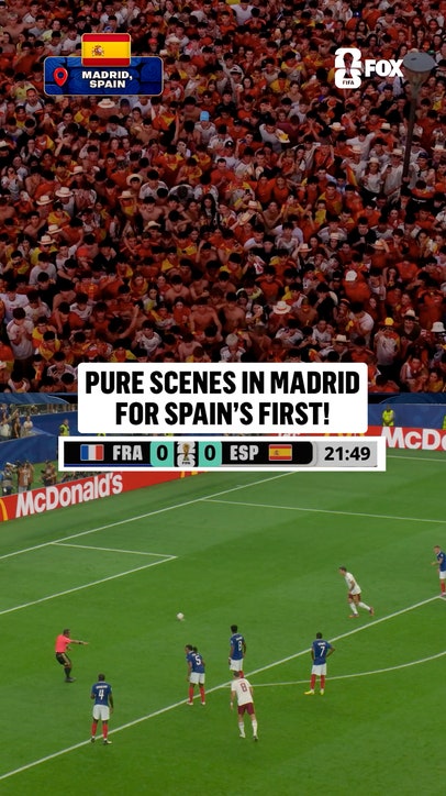 Madrid reacts to Spain taking the lead over France