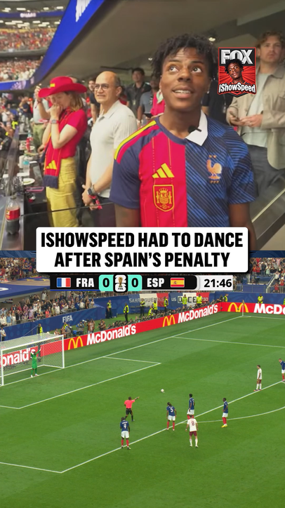 @ishowspeedsui starting doing the Salsa as Spain scored first 🕺