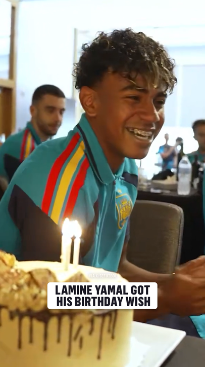 Lamine Yamal's birthday wish from yesterday came true as Spain made its way to the FIFA World Cup Final