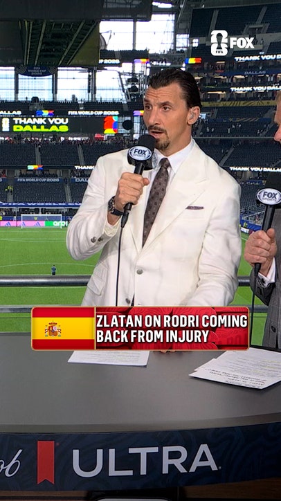 Zlatan has nothing but respect for Spanish midfielder Rodri 🤝