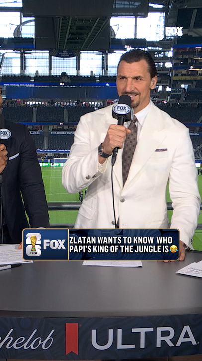 Zlatan with an important question for David Ortiz: Who will be the King of the Jungle in the MLB All-Star Game?