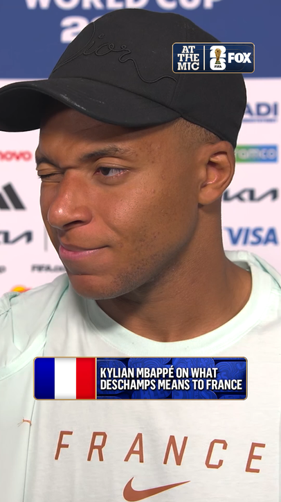 Kylian Mbappé reveals to Jenny Taft what he told Didier Deschamps after France's semifinal defeat.