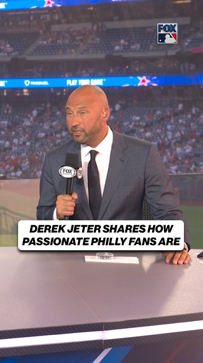 Derek Jeter talks about the passion in Philadelphia 😆