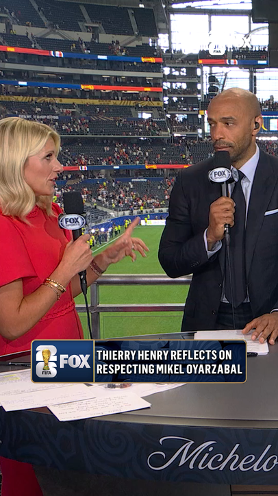 Thierry Henry says people should put some respect on Mikel Oyarzabal's name
