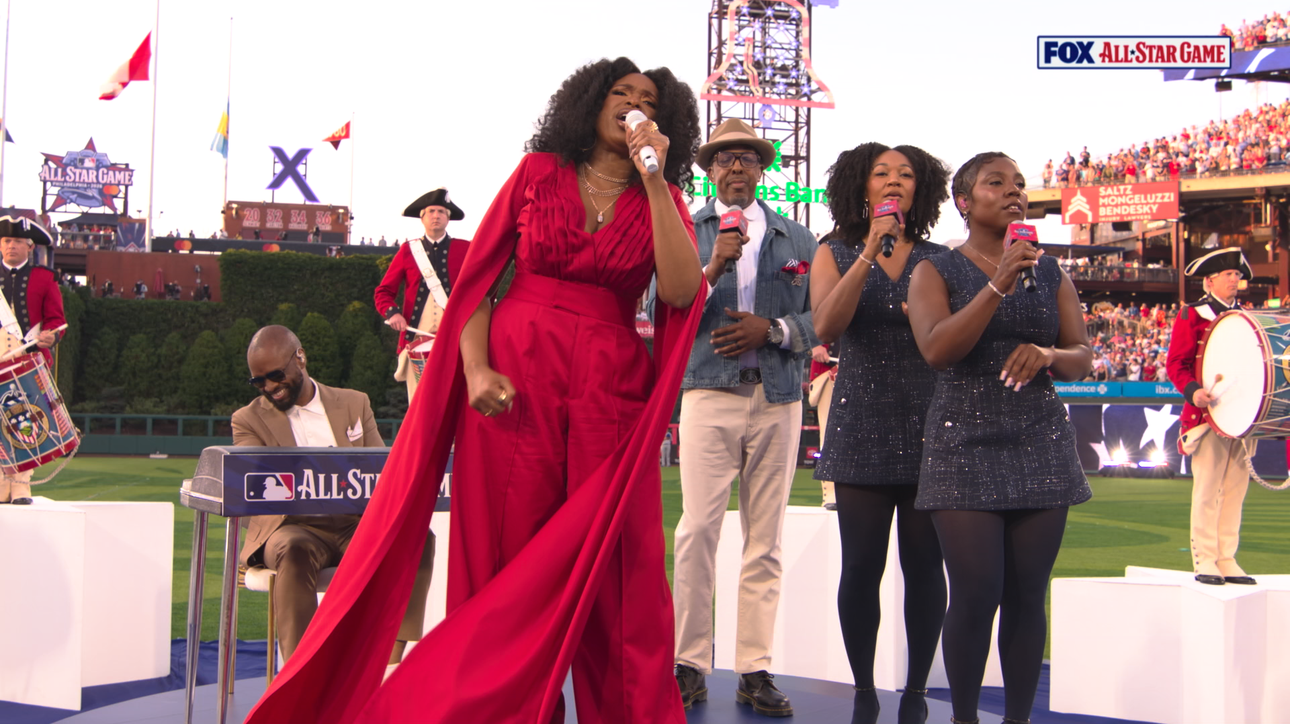 Jennifer Hudson Performs "America The Beautiful" At 2026 MLB All-Star Game