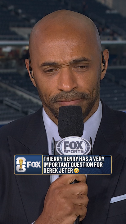 Thierry Henry couldn’t resist asking Derek Jeter this question ahead of the MLB All Star Game