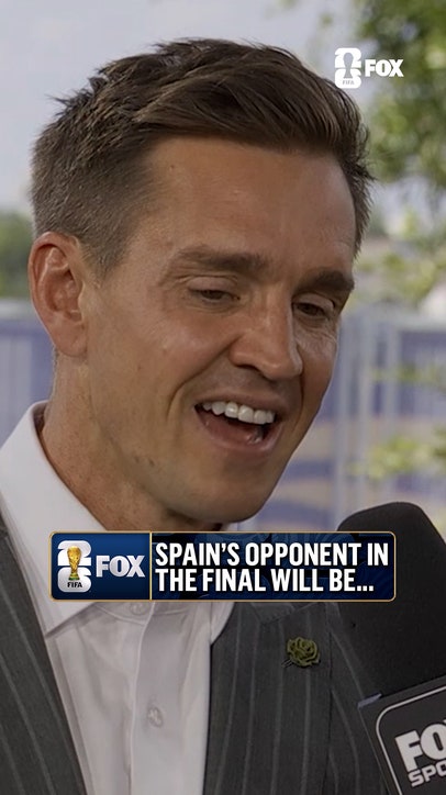 Who will advance and meet Spain in the final – Argentina or England?