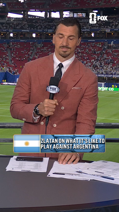 Zlatan shares what it's like to play vs Argentina from his experience