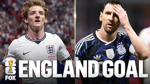 England’s Anthony Gordon scores goal to take lead vs Argentina | 2026 FIFA World Cup™ 