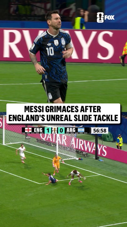 Messi thought Argentina had found the quick response, but Djed Spence had different plans
