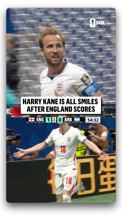 England captain Harry Kane loved that opener from Gordon 🏴