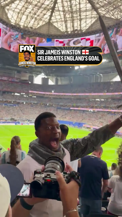 Previously knighted, Sir Jameis Winston joins England fans in celebration 🏴󠁧󠁢󠁥󠁮󠁧󠁿