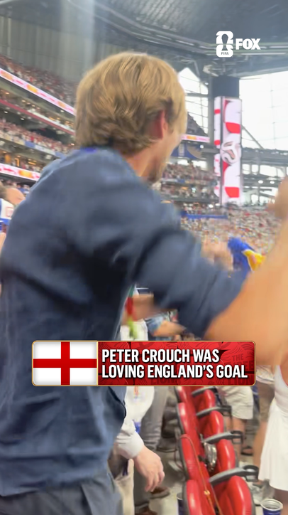 What a moment for Peter Crouch as Anthony Gordon gives England the lead 🏴󠁧󠁢󠁥󠁮󠁧󠁿