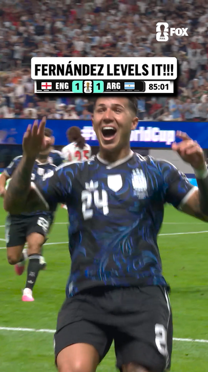 GOOOOAAL! ENZO FERNÁNDEZ DRAWS ARGENTINA LEVEL WITH ENGLAND IN THE SEMIFINALS 🇦🇷