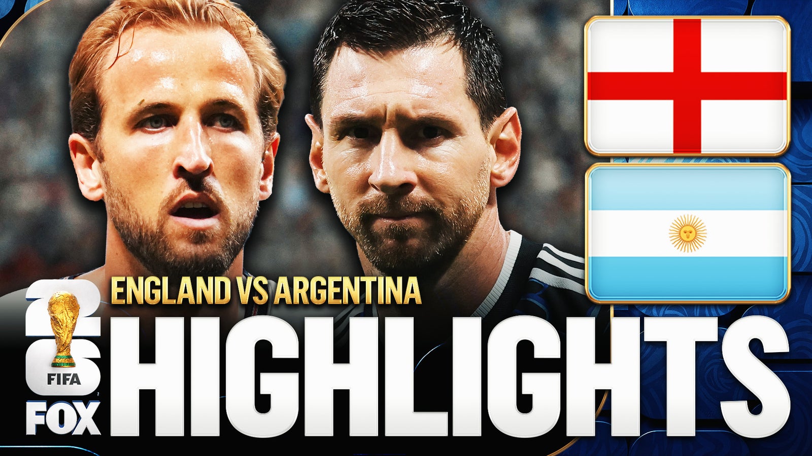 Destaques Inglaterra x Argentina 🌎🏆 Copa do Mundo FIFA 2026™ | Semifinais