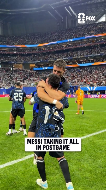 Messi is LOVING every moment after a historic win for Argentina