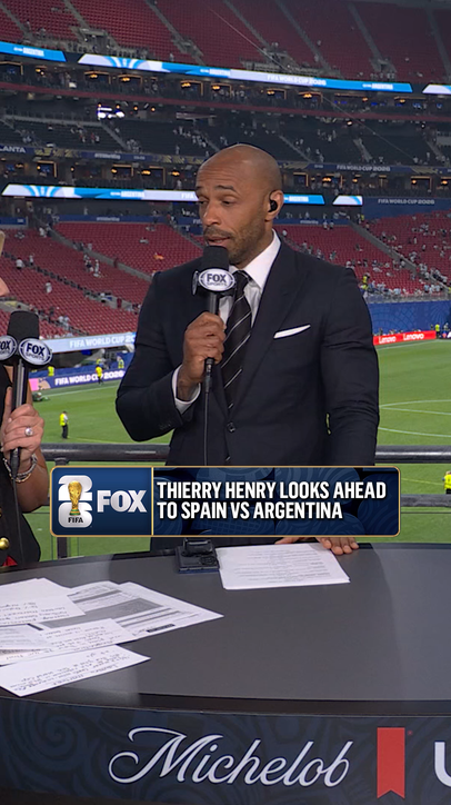Thierry Henry is excited to see the star matchup when Argentina takes on Spain in the FIFA World Cup Final