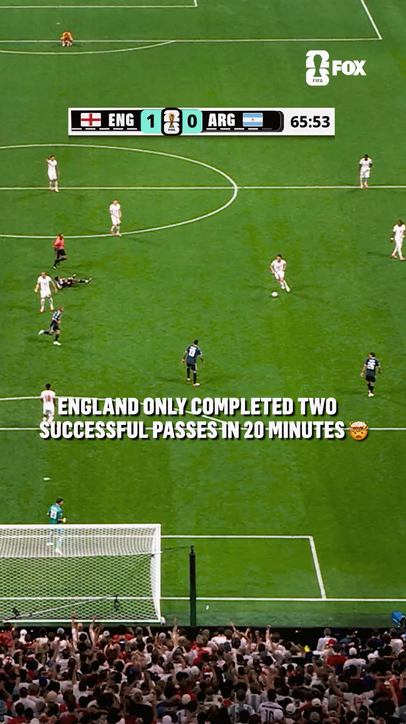 John Stones and Jordan Pickford completed England's only successful passes over 20 minutes 🤯