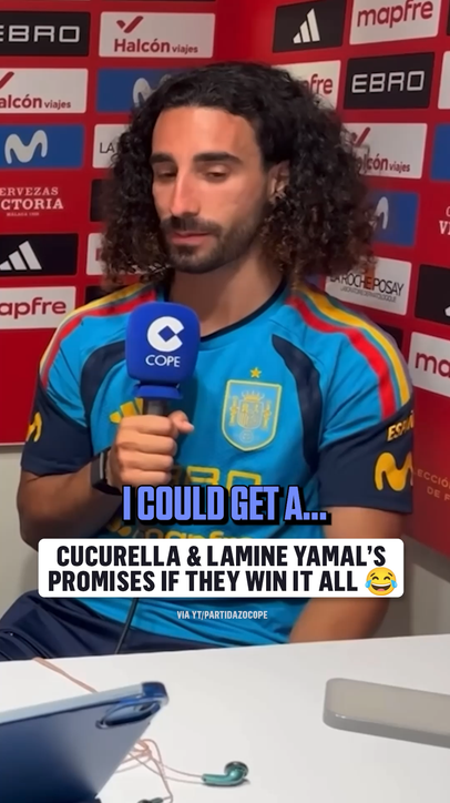 Marc Cucurella and Lamine Yamal are at risk of being kept to these promises if they win the FIFA World Cup Final 😅