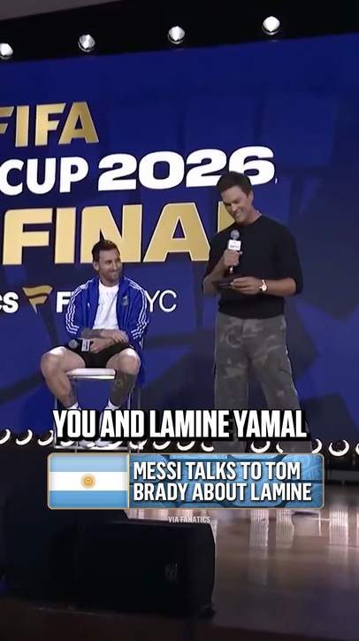 Messi comments on Lamine Yamal and the photo they took together when Lamine was a baby with Tom Brady