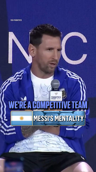 Lionel Messi gets honest about winning, losing, and growing