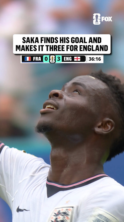 ENGLAND SCORES ITS THIRD GOAL OF THE HALF 🤯