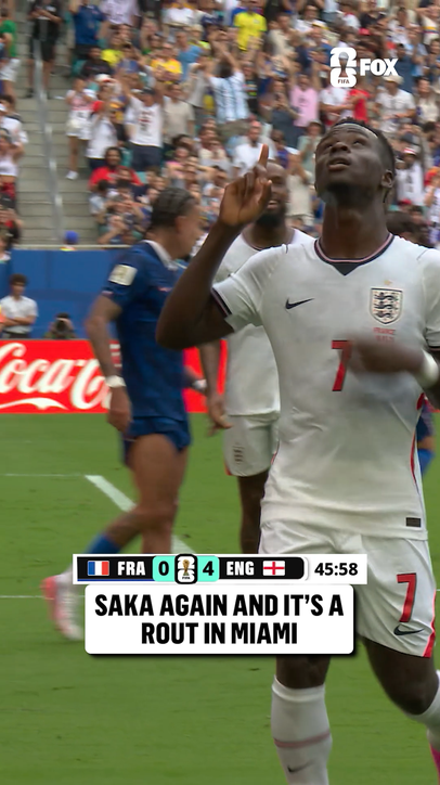 "ENGLAND ARE TAKING FRANCE TO THE CLEANERS!"  - @Darrenfletcher
