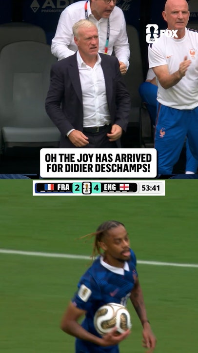 Didier Deschamps is LOVING the spirit from his side 🇫🇷