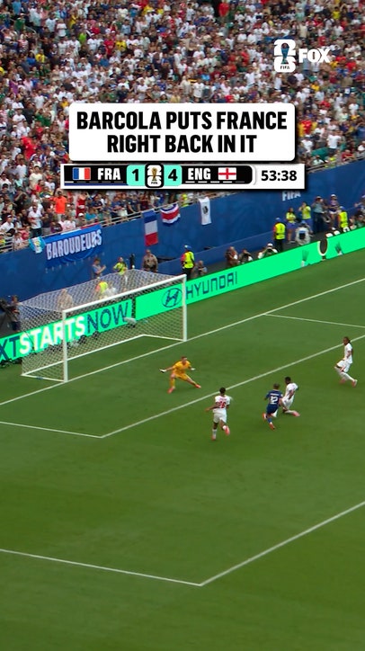 Bradley Barcola pulls another one back for France and we've got a brand new match in Miami