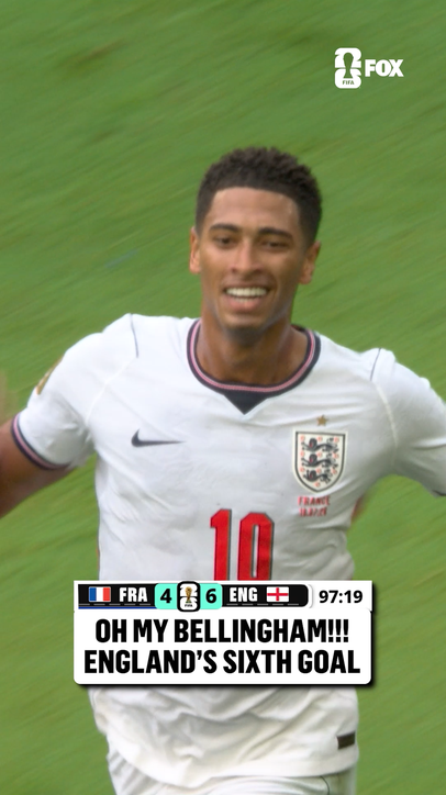 ABSOLUTE MADNESS IN MIAMI AS JUDE BELLINGHAM PUTS ENGLAND UP 6-4 TO SEAL THE BRONZE MEDAL 🏴󠁧󠁢󠁥󠁮󠁧󠁿