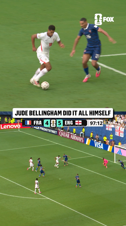 One of the best solo runs you will see at this FIFA World Cup, courtesy of Jude Bellingham 🏴󠁧󠁢󠁥󠁮󠁧󠁿