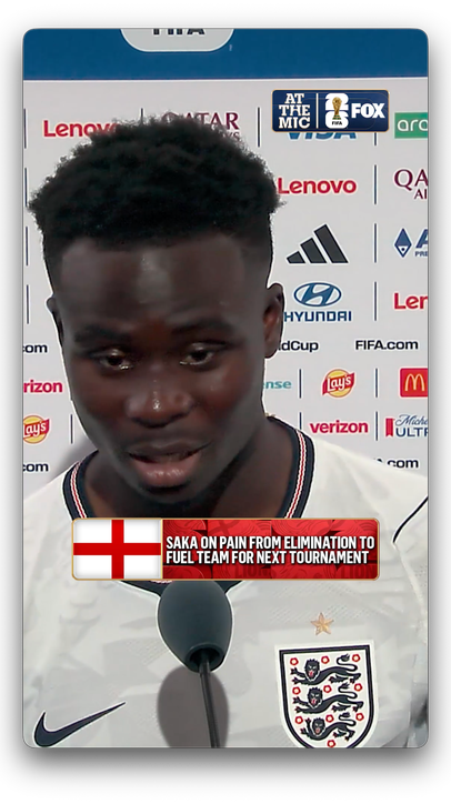 Bukayo Saka says England will be back 😤