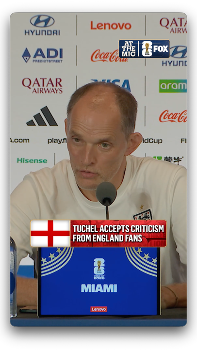 England manager Thomas Tuchel speaks about the criticism he's received over his tactical decisions