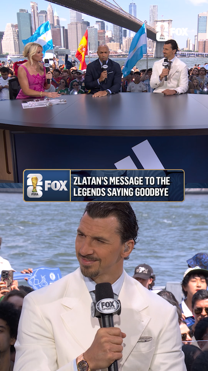 Zlatan bids farewell to FIFA World Cup legends