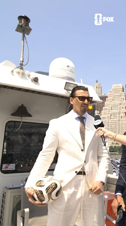 Live from the FOX Ferry, Zlatan is READY for the FIFA World Cup™ Final