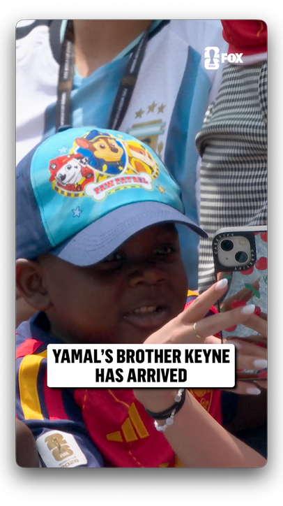 Lamine Yamal's younger brother Keyne is HERE for the FIFA World Cup Final