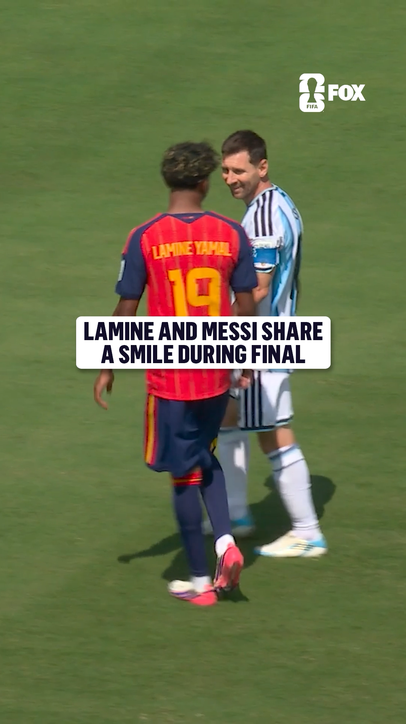 Even in the Final, Messi and Yamal acknowledge this moment